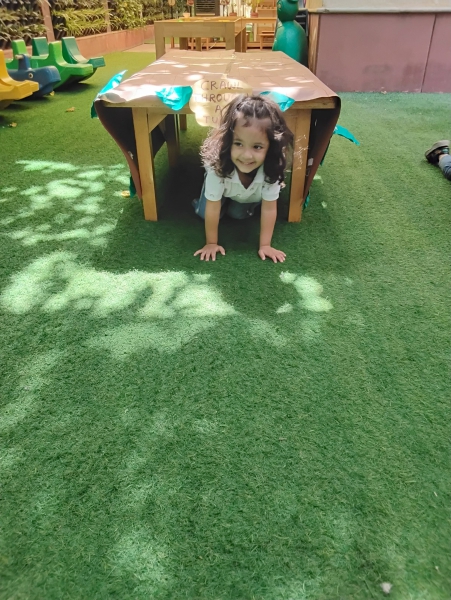 CRAWLING THROUGH THE TUNNEL